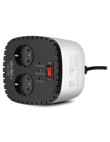 Stabilizator de Tensiune SVEN VR-F600, Alb