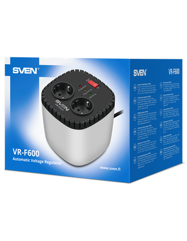 Stabilizator de Tensiune SVEN VR-F600, Alb