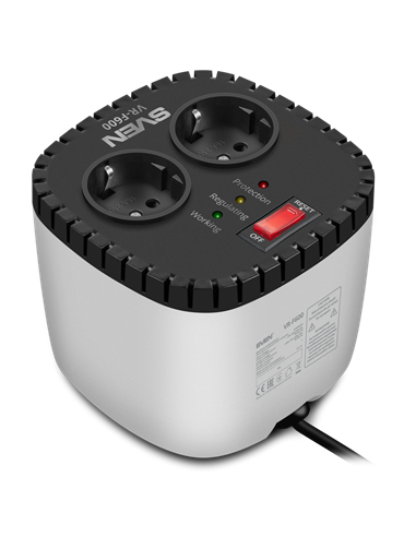 Stabilizator de Tensiune SVEN VR-F600, Alb