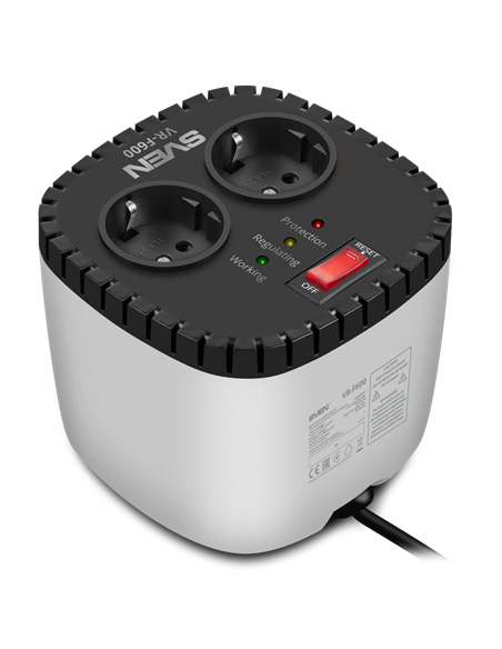 Stabilizator de Tensiune SVEN VR-F600, Alb