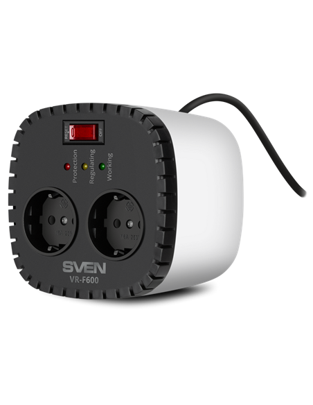Stabilizator de Tensiune SVEN VR-F600, Alb