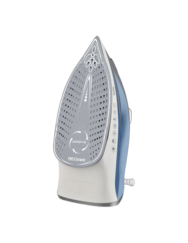 Fier de călcat Polaris PIR 2820AK, 2800W, Albastru deschis/Alb