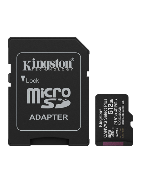 Card de Memorie Kingston Canvas Select Plus, 512GB (SDCS3/512GB)