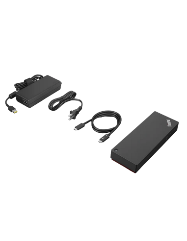 Док-станция Lenovo Thinkpad Thunderbolt 4 Dock, Чёрный