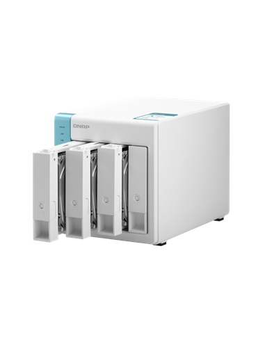 Stocare atașată la rețea Qnap TS-431K, Alb