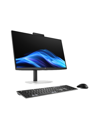 Computer All-in-One HP ProStudio 4 G1i , 23,8", Intel Core Ultra 5 225T, 16GB/512GB, FreeDOS, Negru | Argintiu