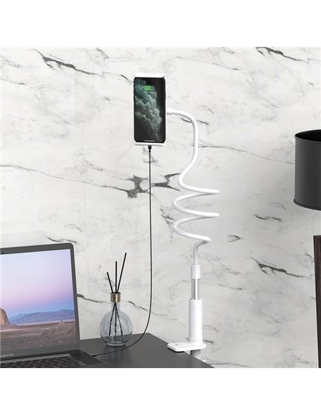 Suport pentru telefon de birou Hoco PH24, Alb