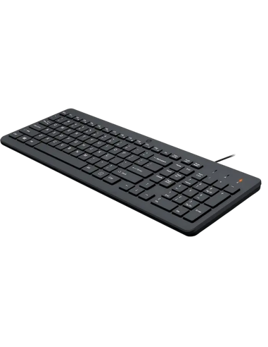Клавиатура и мышь HP 150, Проводное, Чёрный
