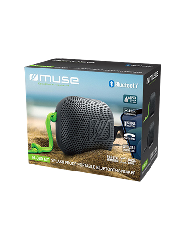 Портативная колонка MUSE M-360 BT, Чёрный