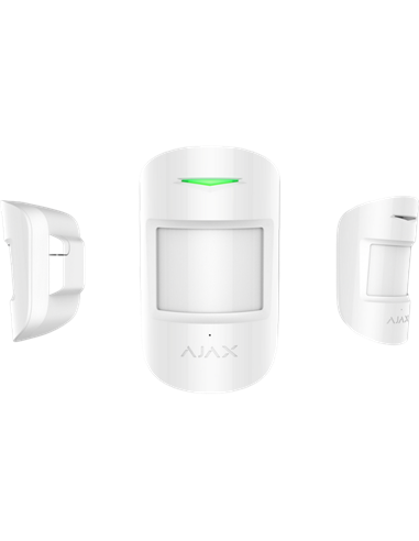 detector de miscare și spargere sticlă Ajax CombiProtect, Alb