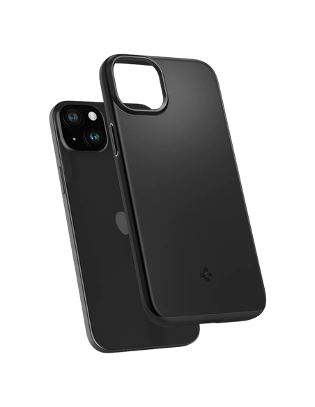 Чехол Spigen iPhone 15 Plus Thin Fit, Чёрный