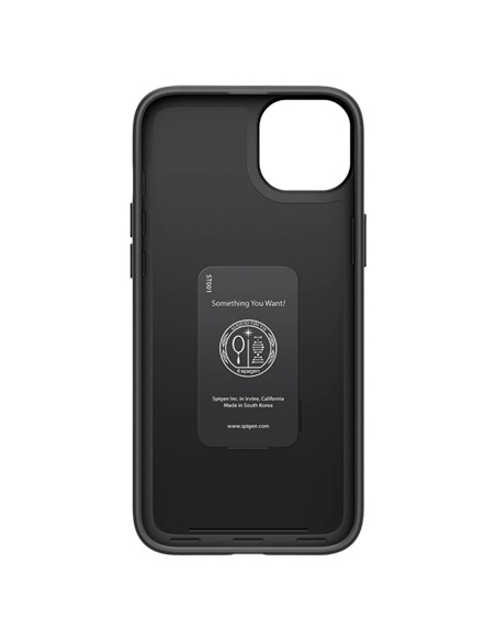 Чехол Spigen iPhone 15 Plus Thin Fit, Чёрный