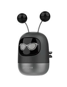 Aromatizator auto Proove Emoji Robot Luna, Negru