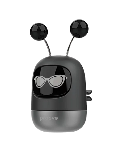Aromatizator auto Proove Emoji Robot Luna, Negru