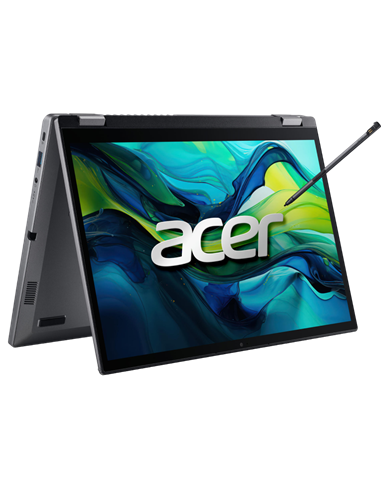 Ноутбук 14" Acer Aspire Spin 14 ASP14-51MTN, Steel Gray, Intel Core 5 120U, 16Гб/512Гб, Windows 11 Home