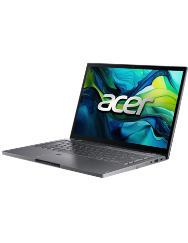 Laptop 14" Acer Aspire Spin 14 ASP14-51MTN, Steel Gray, Intel Core 5 120U, 16GB/512GB, Windows 11 Home