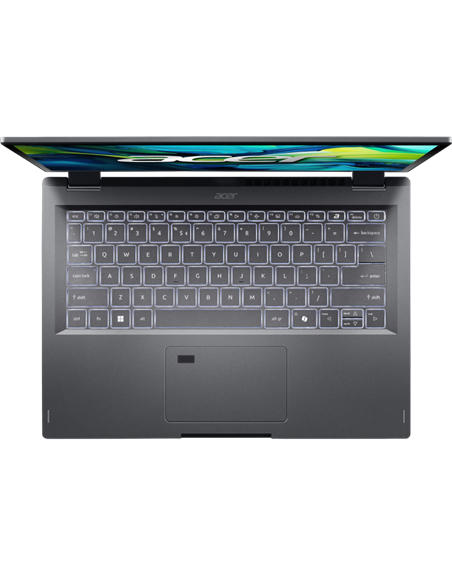 Ноутбук 14" Acer Aspire Spin 14 ASP14-51MTN, Steel Gray, Intel Core 5 120U, 16Гб/512Гб, Windows 11 Home