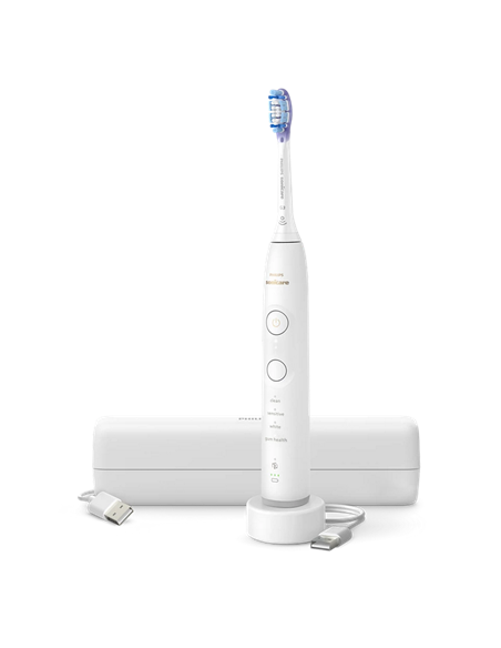 Электрическая звуковая зубная щетка Philips HX7420/01, Белый