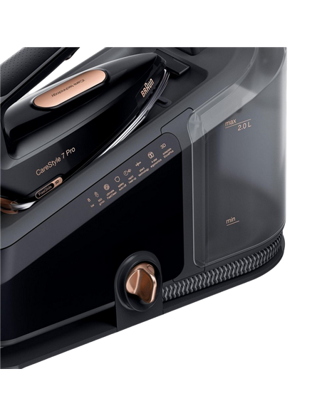 Fier de călcat cu generator de abur Braun IS 5249 BK, 2400W, Negru