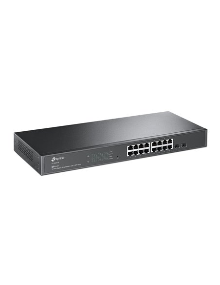 Switch de rețea TP-LINK TL-SG2218, 16x 10/100/1000 Mbps, 2x SFP