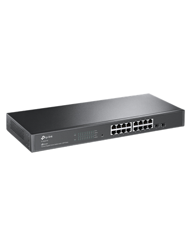 Switch de rețea TP-LINK TL-SG2218, 16x 10/100/1000 Mbps, 2x SFP