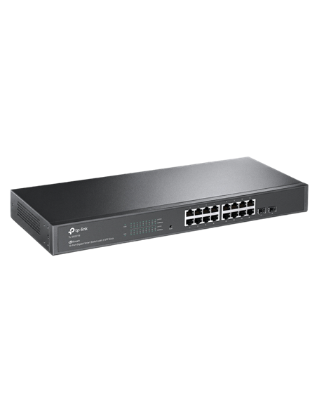 Сетевой коммутатор TP-LINK TL-SG2218, 16x 10/100/1000 Мбит/с, 2x SFP