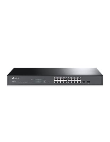 Сетевой коммутатор TP-LINK TL-SG2218, 16x 10/100/1000 Мбит/с, 2x SFP