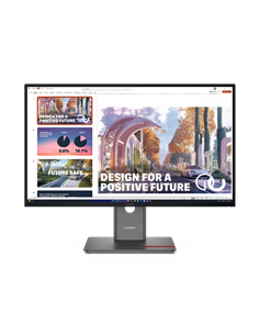 27" Monitor Lenovo ThinkVision P27QD-40, IPS 2560x1440 WQHD, Negru