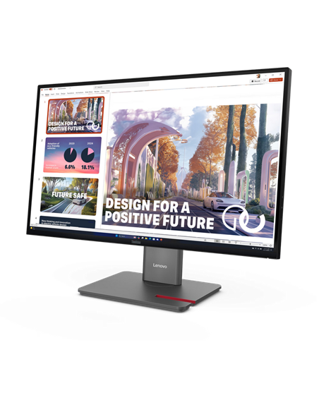 27" Монитор Lenovo ThinkVision P27QD-40, IPS 2560x1440 WQHD, Чёрный