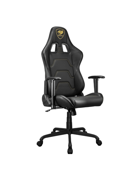 Игровое кресло Cougar ARMOR ELITE, ПВХ Кожа, Черный | Золотистый