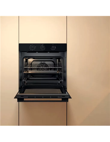 Электрический духовой шкаф Whirlpool OMK38HU0B, Чёрный