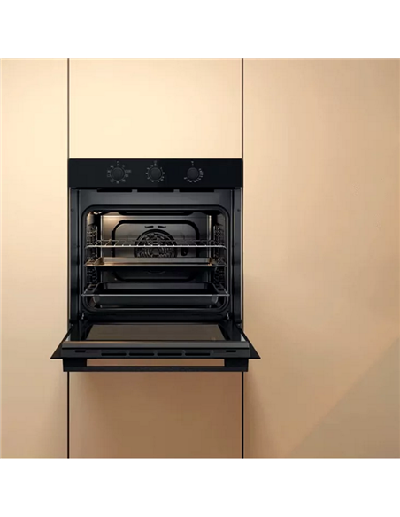 Электрический духовой шкаф Whirlpool OMK38HU0B, Чёрный