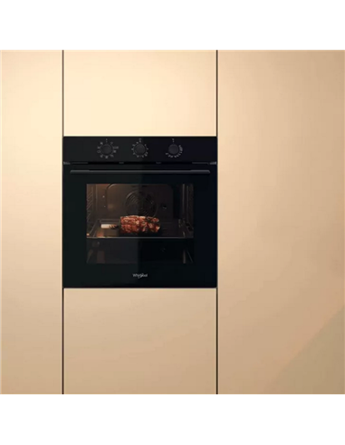 Электрический духовой шкаф Whirlpool OMK38HU0B, Чёрный