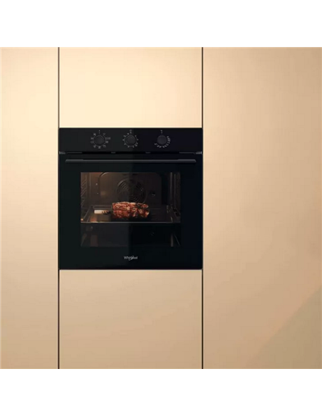 Электрический духовой шкаф Whirlpool OMK38HU0B, Чёрный