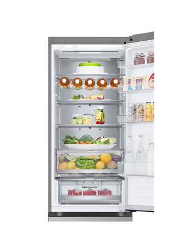 Холодильник LG GBV5250EPY, Нержавеющая сталь