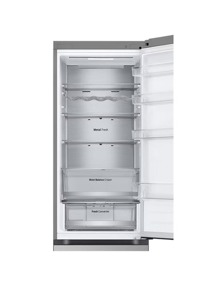 Холодильник LG GBV5250EPY, Нержавеющая сталь