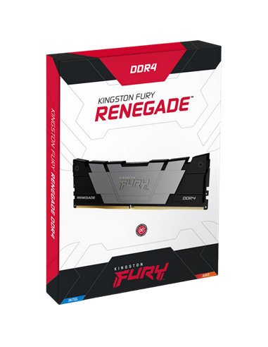 Оперативная память Kingston FURY Renegade, DDR4 SDRAM, 3200 МГц, 16Гб, KF432C16RB2K2/16