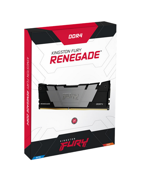 Оперативная память Kingston FURY Renegade, DDR4 SDRAM, 3200 МГц, 16Гб, KF432C16RB2K2/16