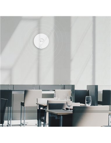 Punct de acces fără fir TP-LINK EAP653, 574 Mbps, 2402 Mbps, Alb