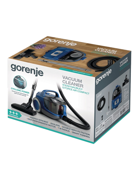 Aspirator Gorenje VCEA01GACBUCY, Albastru | Gri