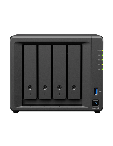 Сетевое хранилище SYNOLOGY DS925+, Черный
