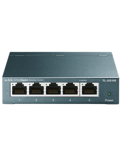 Сетевой коммутатор TP-LINK TL-SG105, 5x 10/100/1000 Мбит/с