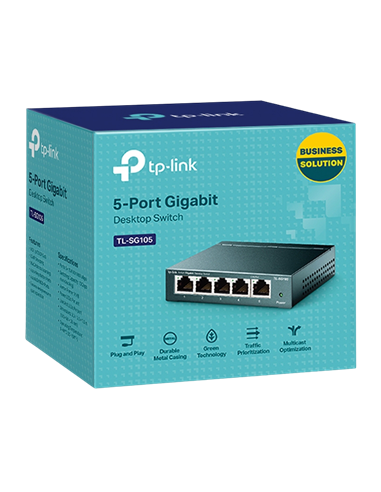 Switch de rețea TP-LINK TL-SG105, 5x 10/100/1000 Mbps