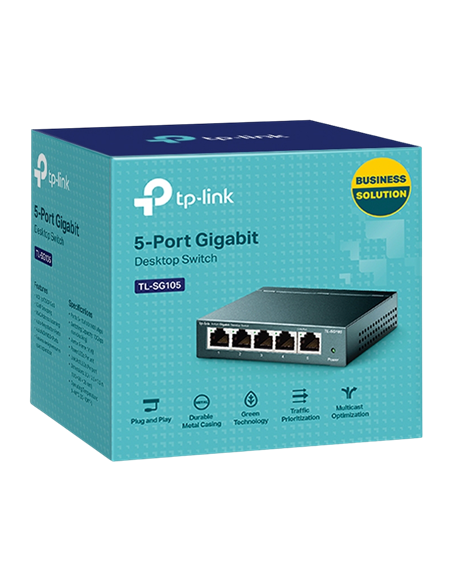 Switch de rețea TP-LINK TL-SG105, 5x 10/100/1000 Mbps