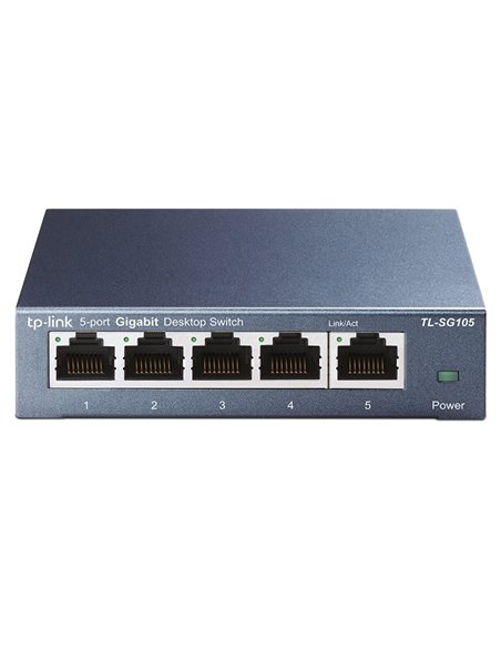 Сетевой коммутатор TP-LINK TL-SG105, 5x 10/100/1000 Мбит/с