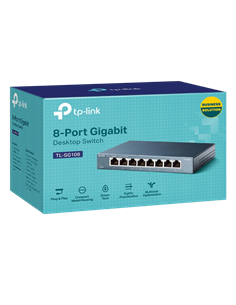 Сетевой коммутатор TP-LINK TL-SG108, 8x 10/100/1000 Мбит/с 2