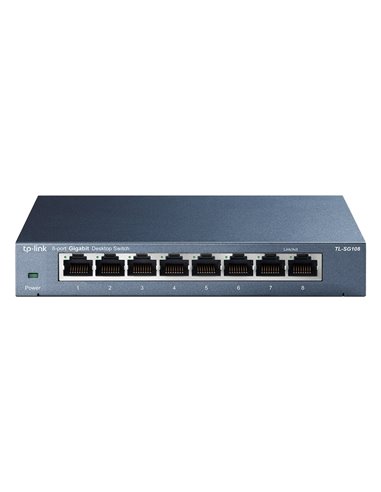 Switch de rețea TP-LINK TL-SG108, 8x 10/100/1000 Mbps