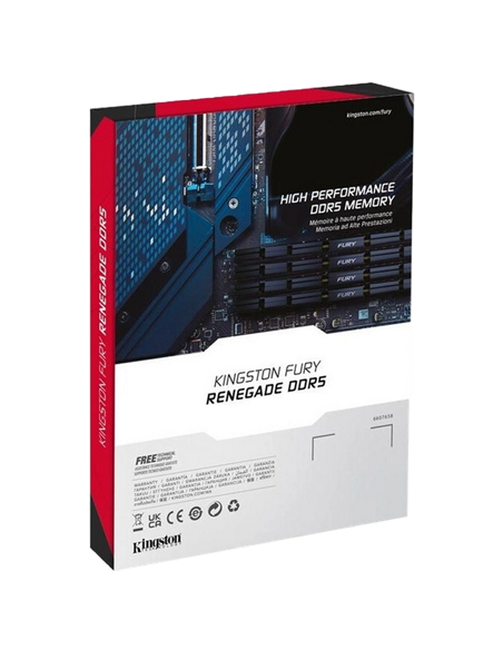 Оперативная память Kingston FURY Renegade, DDR5 SDRAM, 8000 МГц, 32 Гб, KF580C38RSK2-32