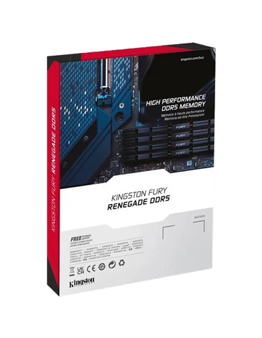 Оперативная память Kingston FURY Renegade, DDR5 SDRAM, 8000 МГц, 32 Гб, KF580C38RSK2-32