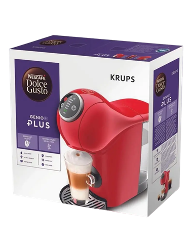 Cafetiera cu capsule Krups Genio S Plus KP340510, 1500W, Roșu